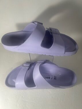 Birkenstock Arizona EVA Slide Sandals in Light Lavender